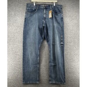 Eddie Bauer Mr Eddies Flex Straight Jeans Men Size 38x30 Blue Denim NEW